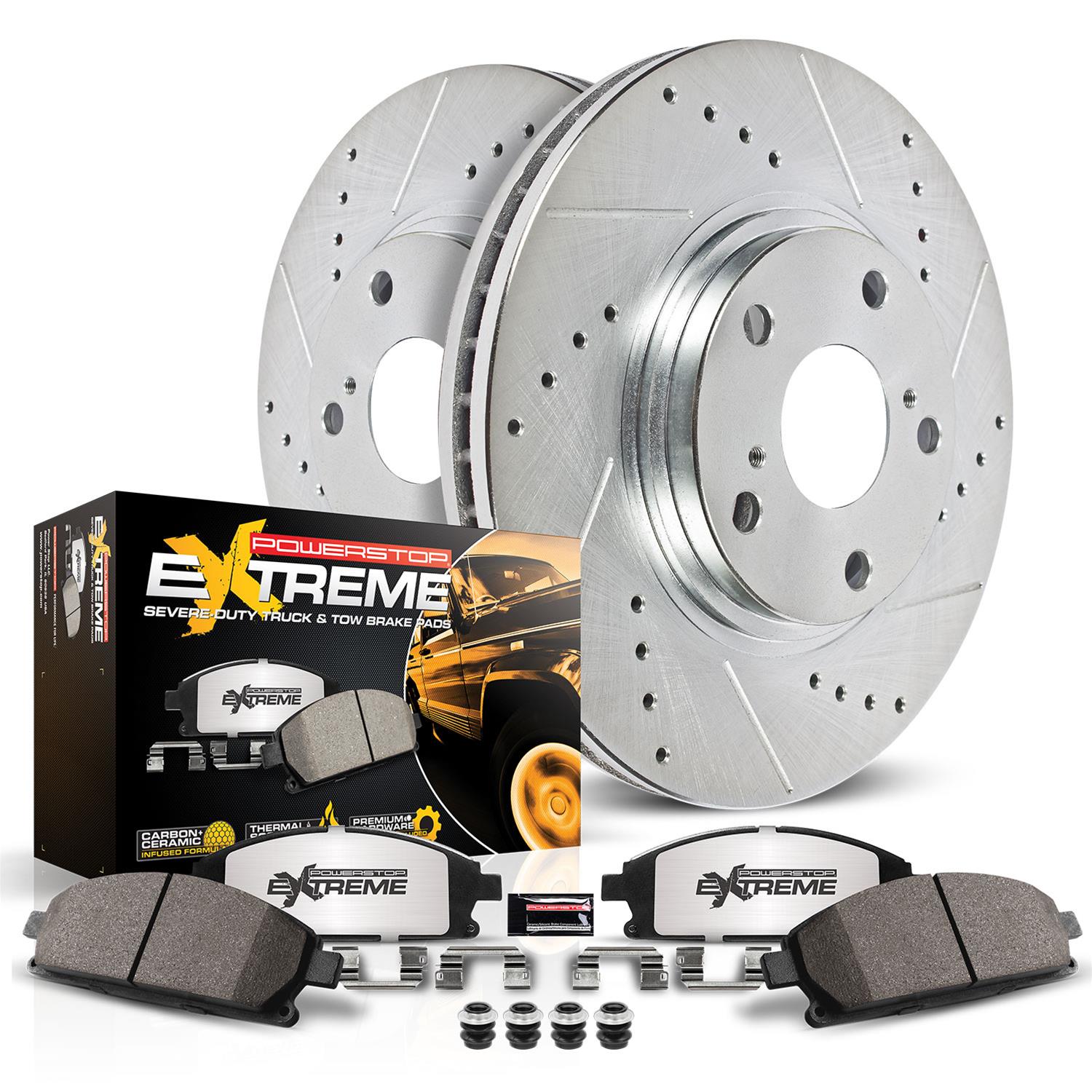 PowerStop K2421-36 PowerStop Z36 Truck and Tow Brake Upgrade Kits - Zander Auto Parts
