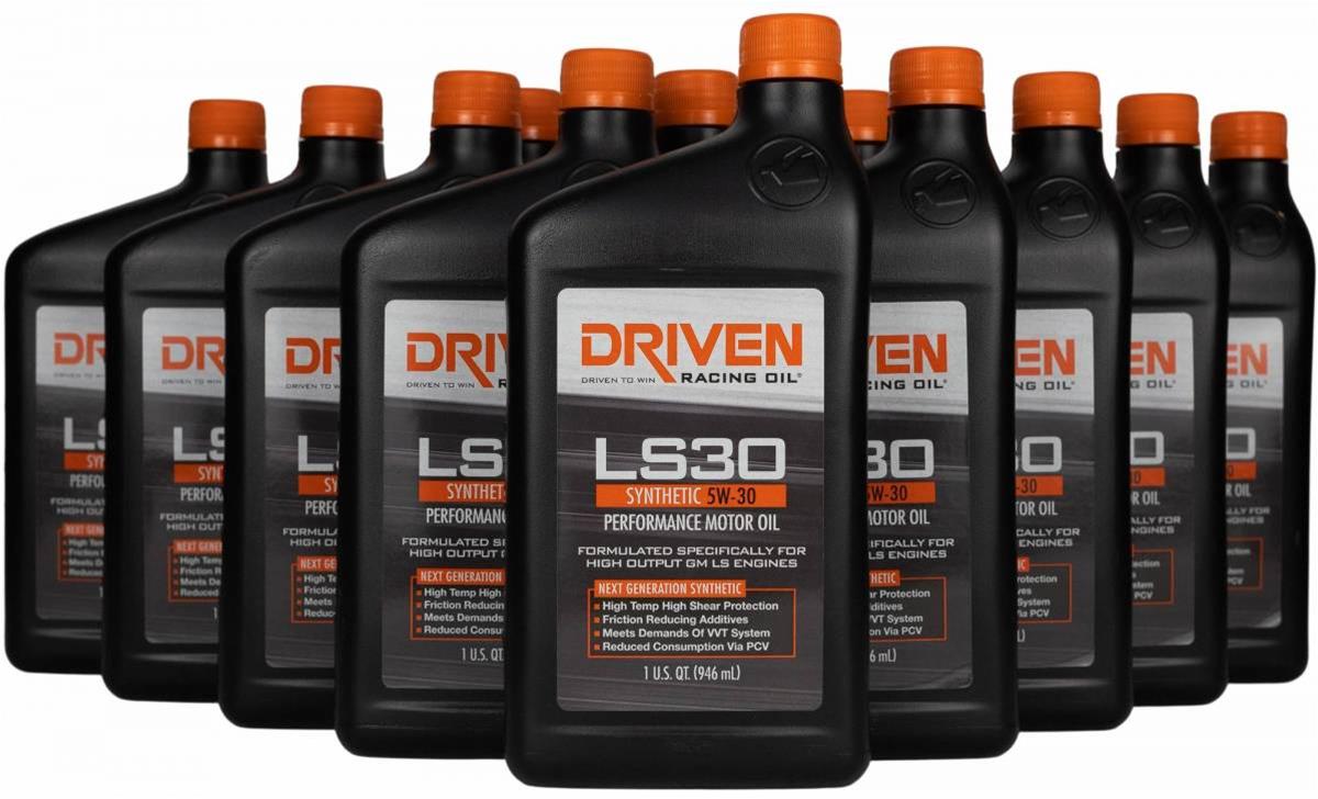 Driven Racing Oil 02906-12 Driven Racing Oil LS30 High Performance Motor Oil - Zander Auto Parts