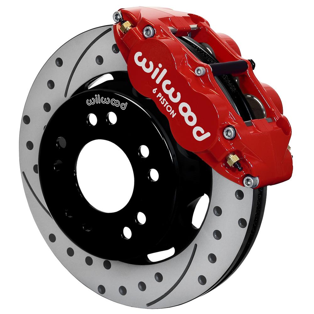 Wilwood Disc Brakes 140-15302-DR Wilwood Forged Narrow Superlite 6R Big Brake Front Brake Kits - Zander Auto Parts