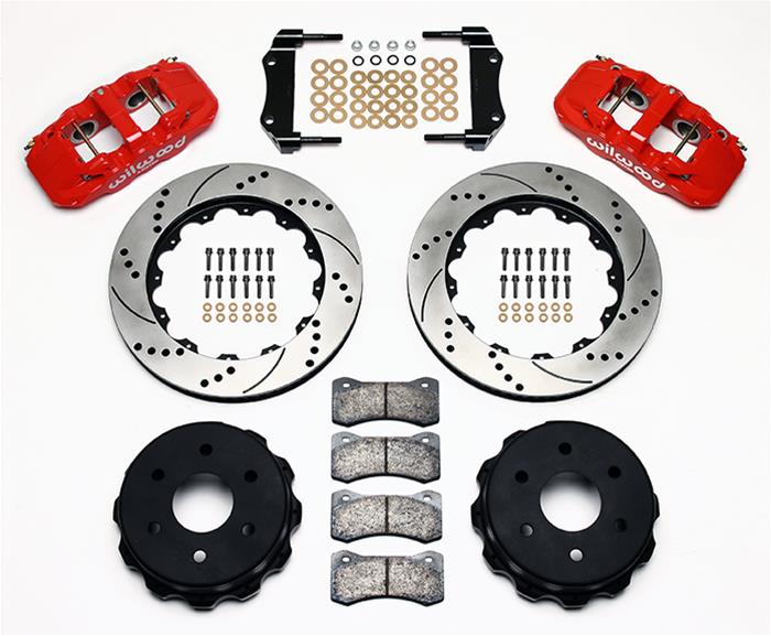 Wilwood Disc Brakes 140-9407-DR Wilwood W4A Rear Disc Brake Kits - Zander Auto Parts