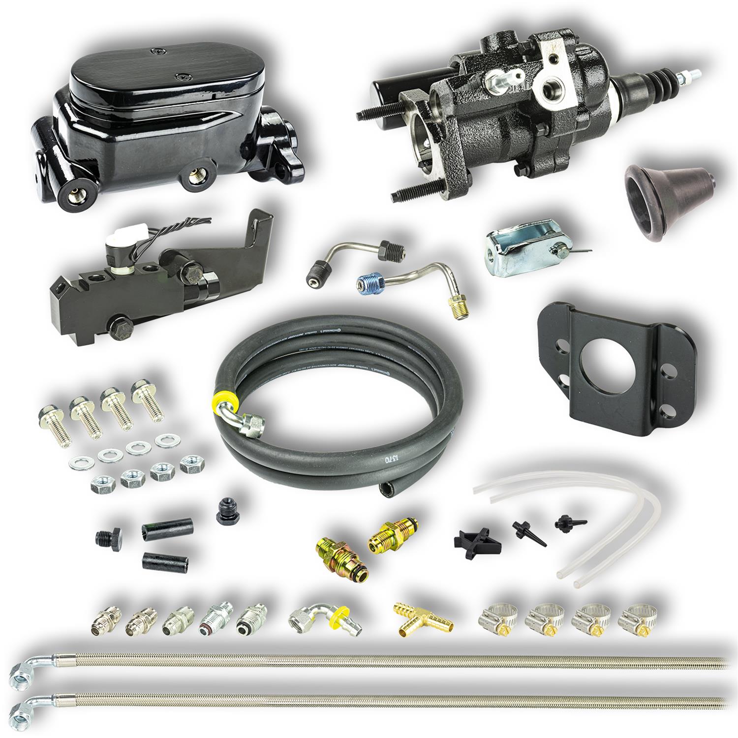 The Right Stuff BHB015672 The Right Stuff Hydraulic Brake Assist Power Brake Booster Kits - Zander Auto Parts