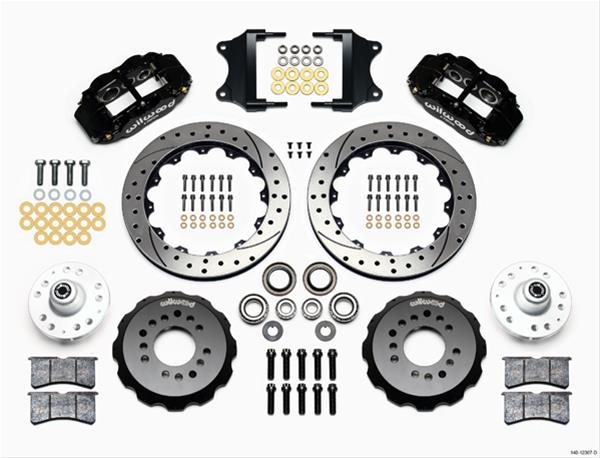 Wilwood Disc Brakes 140-12307-D Wilwood Forged Narrow Superlite 6R Big Brake Front Brake Kits - Zander Auto Parts