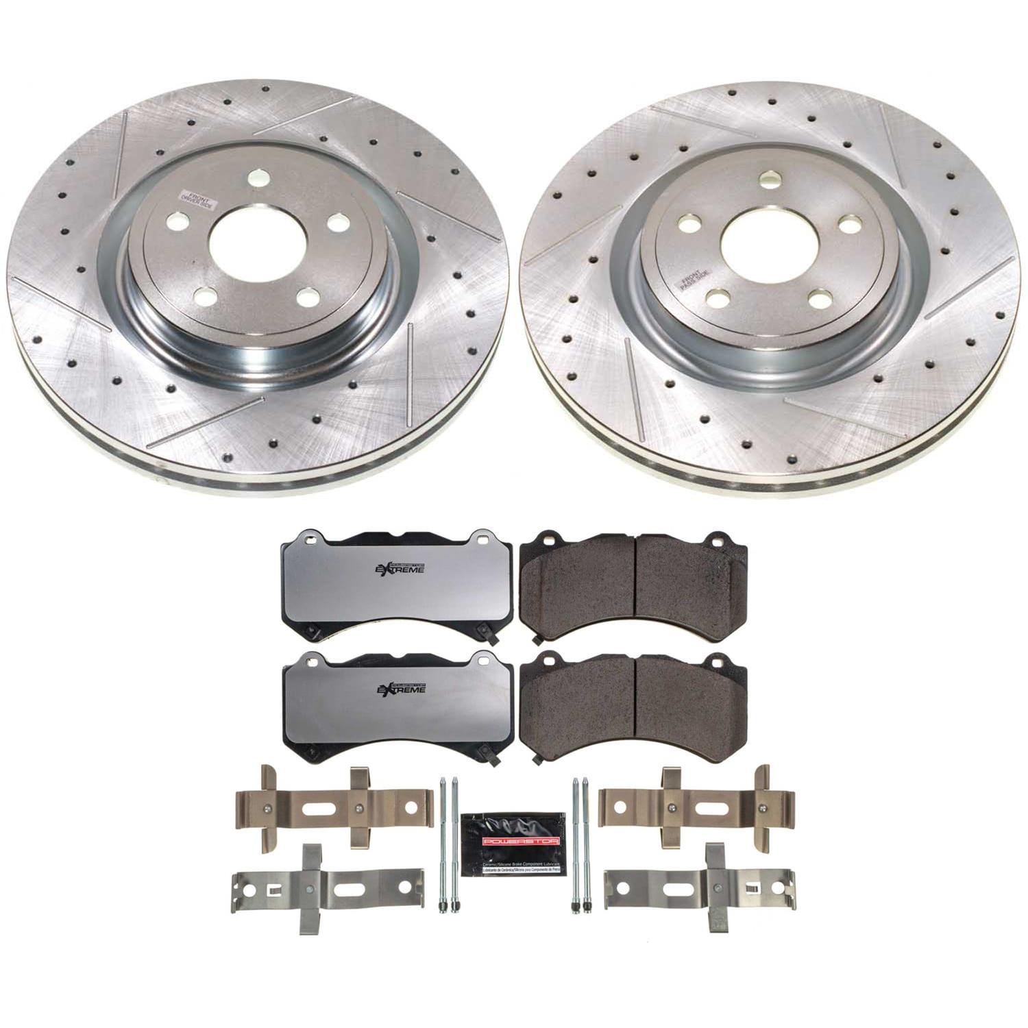 PowerStop K8838-26 PowerStop Z26 Street Warrior Brake Upgrade Kits - Zander Auto Parts