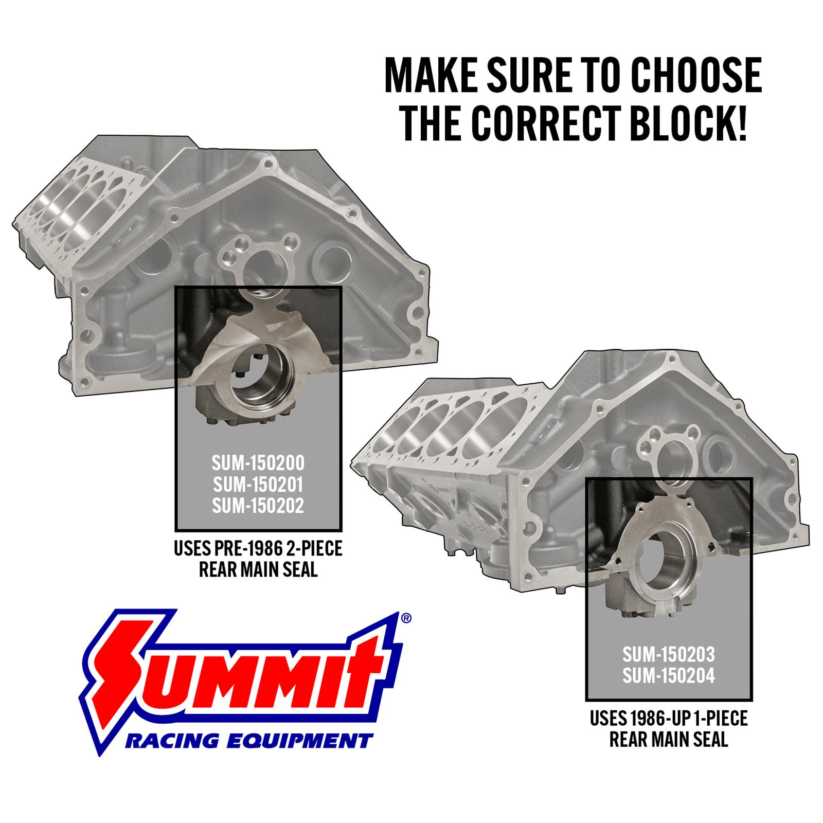 Summit Racing SUM-150201 Summit Racing™ SPC Engine Blocks - Zander Auto Parts