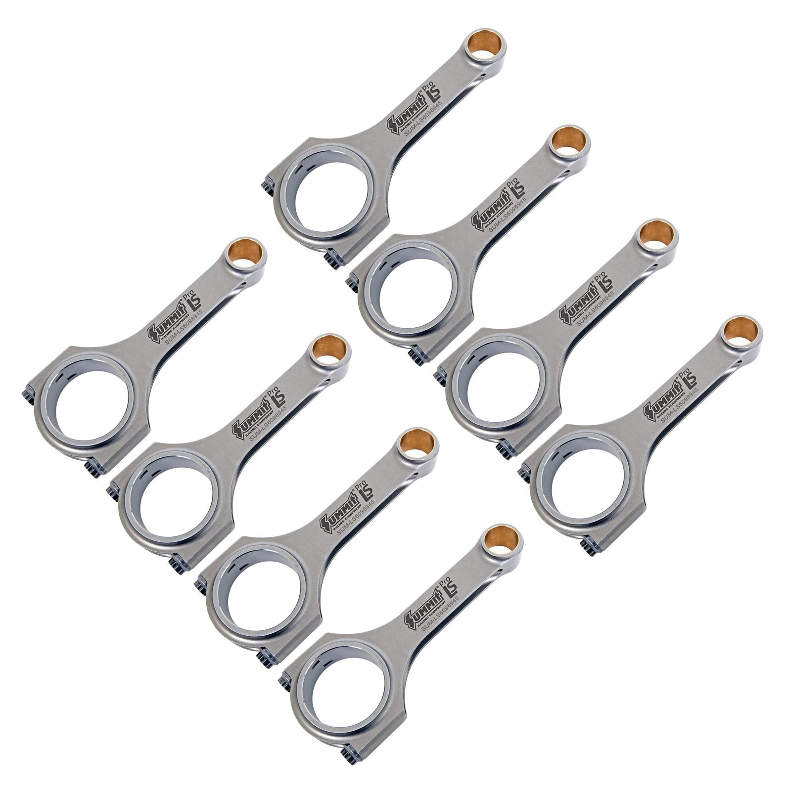 Summit Racing SUM-LS6098945 Summit Racing™ Pro LS Connecting Rods - Zander Auto Parts