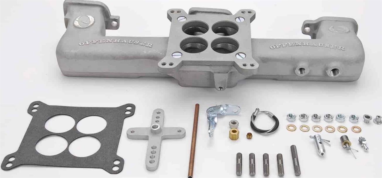 Offenhauser 5416 Offenhauser Single-Quad Intake Manifolds - Zander Auto Parts