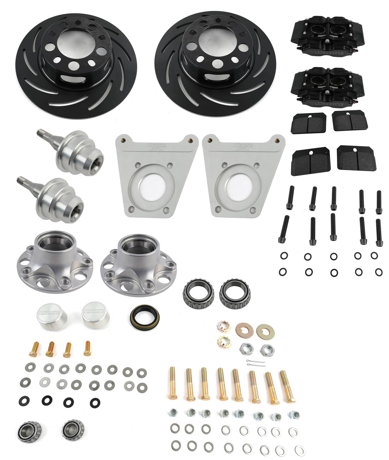 Strange Engineering B4180WC Strange Pro Race Steel Front Brake Kits - Zander Auto Parts