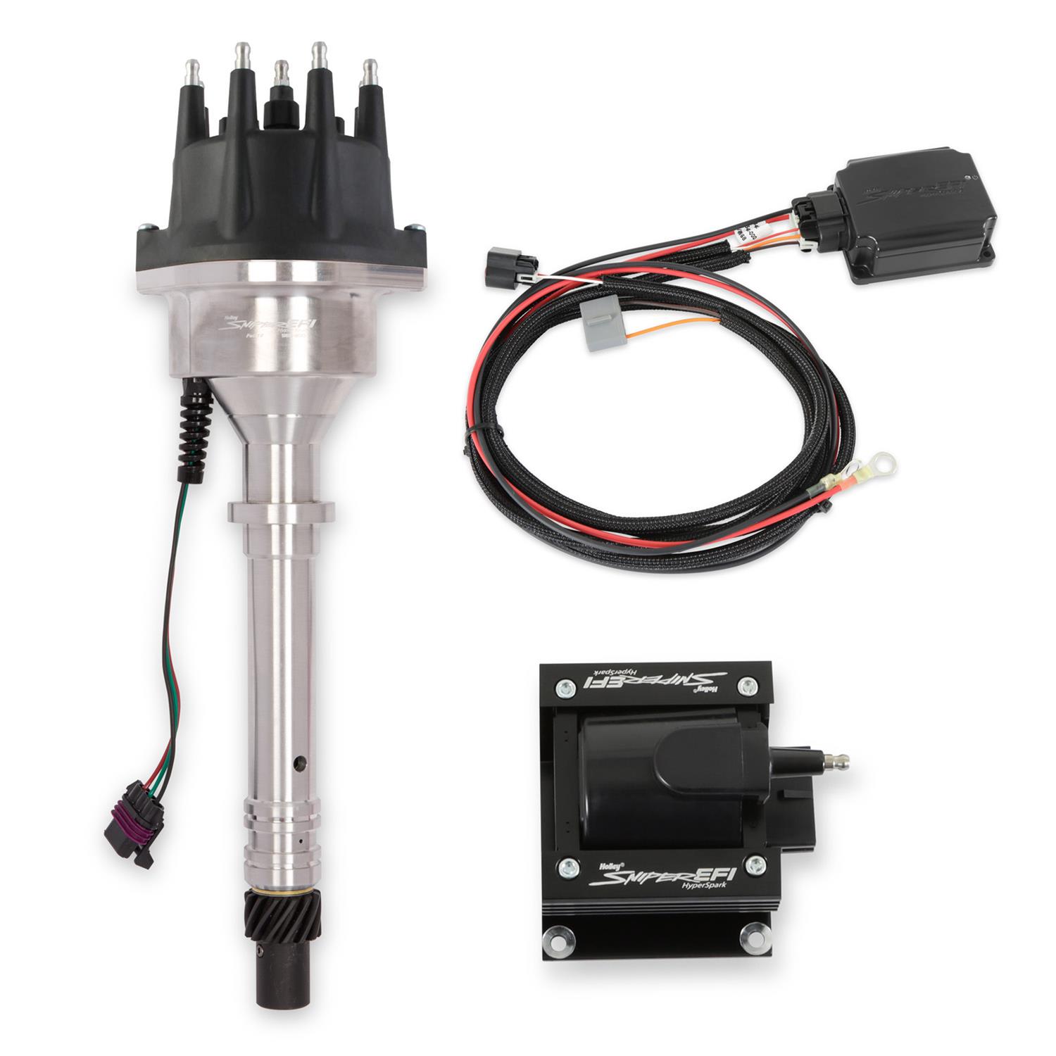 Holley Sniper 550-510-5PK-SBC Holley Sniper 2 EFI 650 HP Inline Pump Fuel Injection Systems with Power Distribution Module - Zander Auto Parts