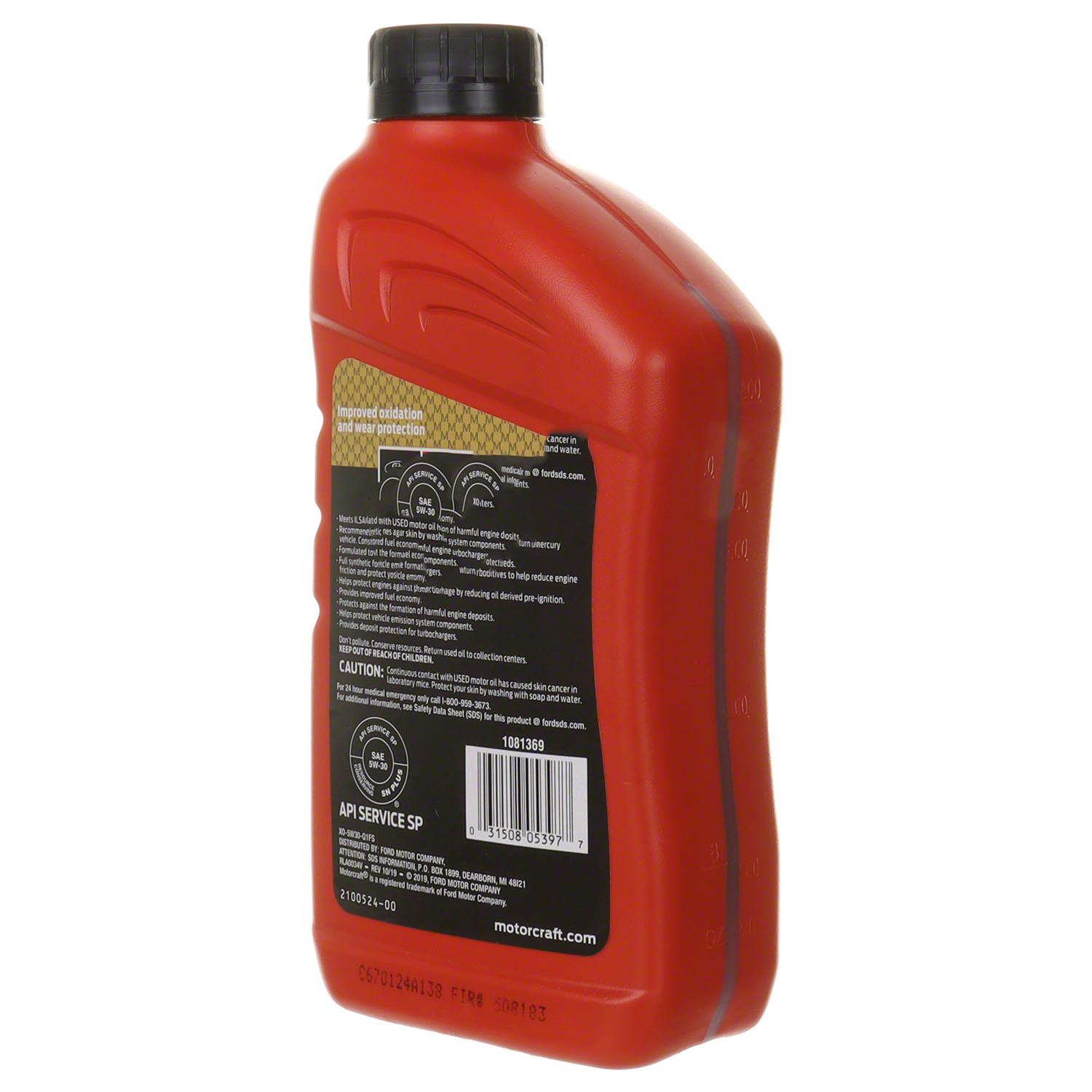 Motorcraft XO5W30Q1FS Motorcraft Synthetic Motor Oil - Zander Auto Parts