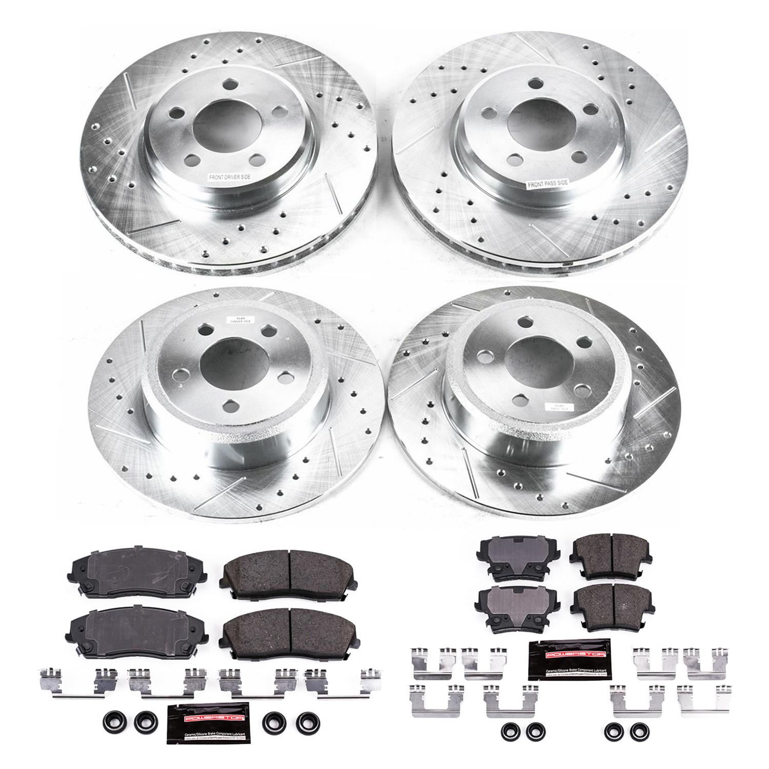 PowerStop K1715 PowerStop Z23 Evolution Sport Brake Upgrade Kits - Zander Auto Parts
