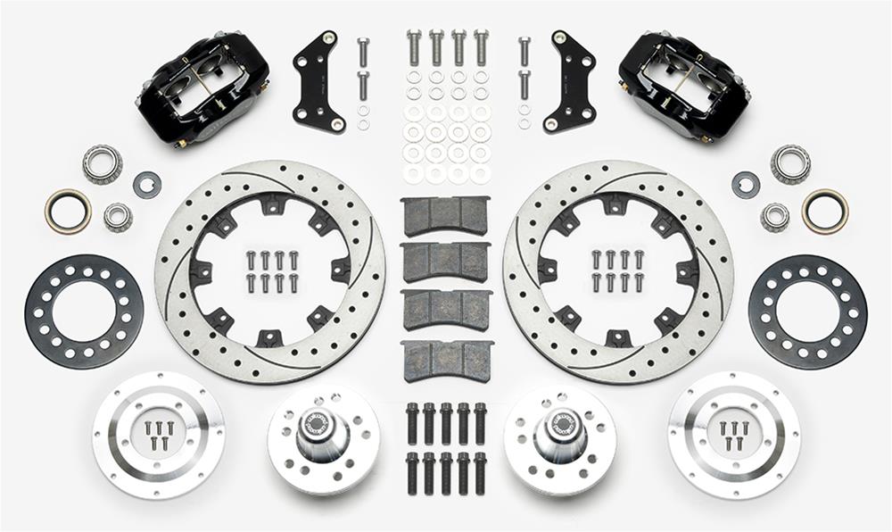 Wilwood Disc Brakes 140-15468-D Wilwood Forged Dynalite Big Brake Front Brake Kits - Zander Auto Parts