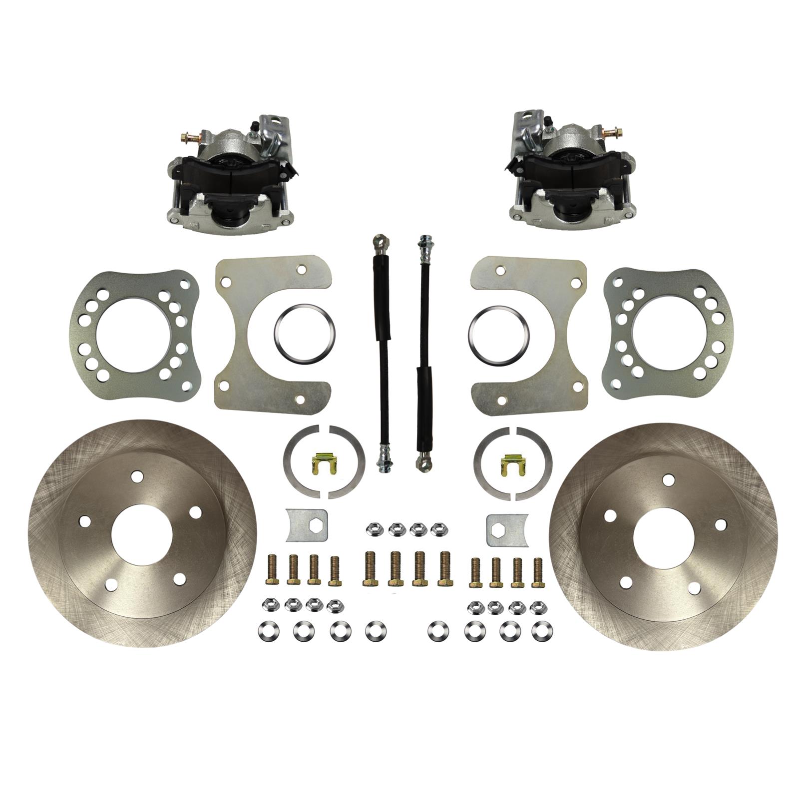 Leed Brakes RC0019 LEED Brakes Rear Disc Brake Conversion Kits - Zander Auto Parts
