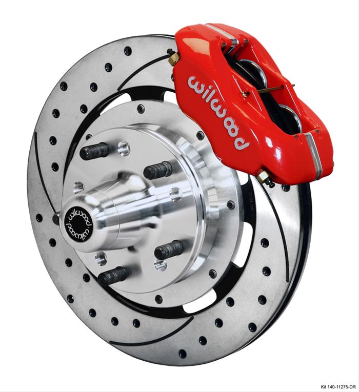 Wilwood Disc Brakes 140-11275-DR Wilwood Forged Dynalite Big Brake Front Brake Kits - Zander Auto Parts