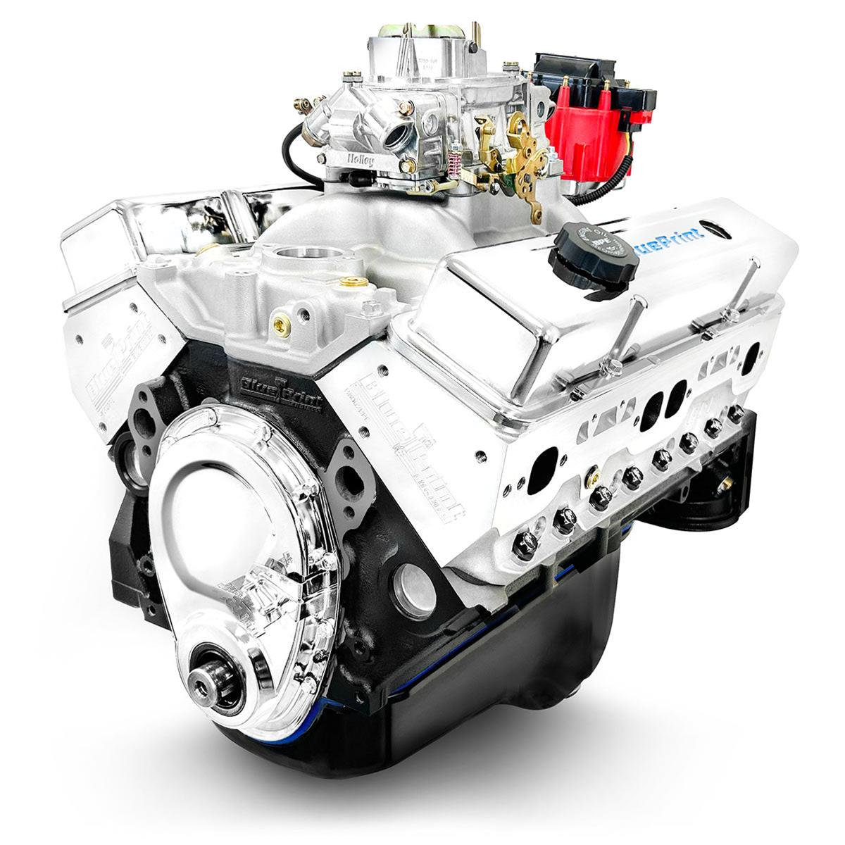 BluePrint Engines BP38318CTC1 BluePrint Engines GM 383 C.I.D. 436 HP Base Dressed Stroker Long Block Crate Engines - Zander Auto Parts