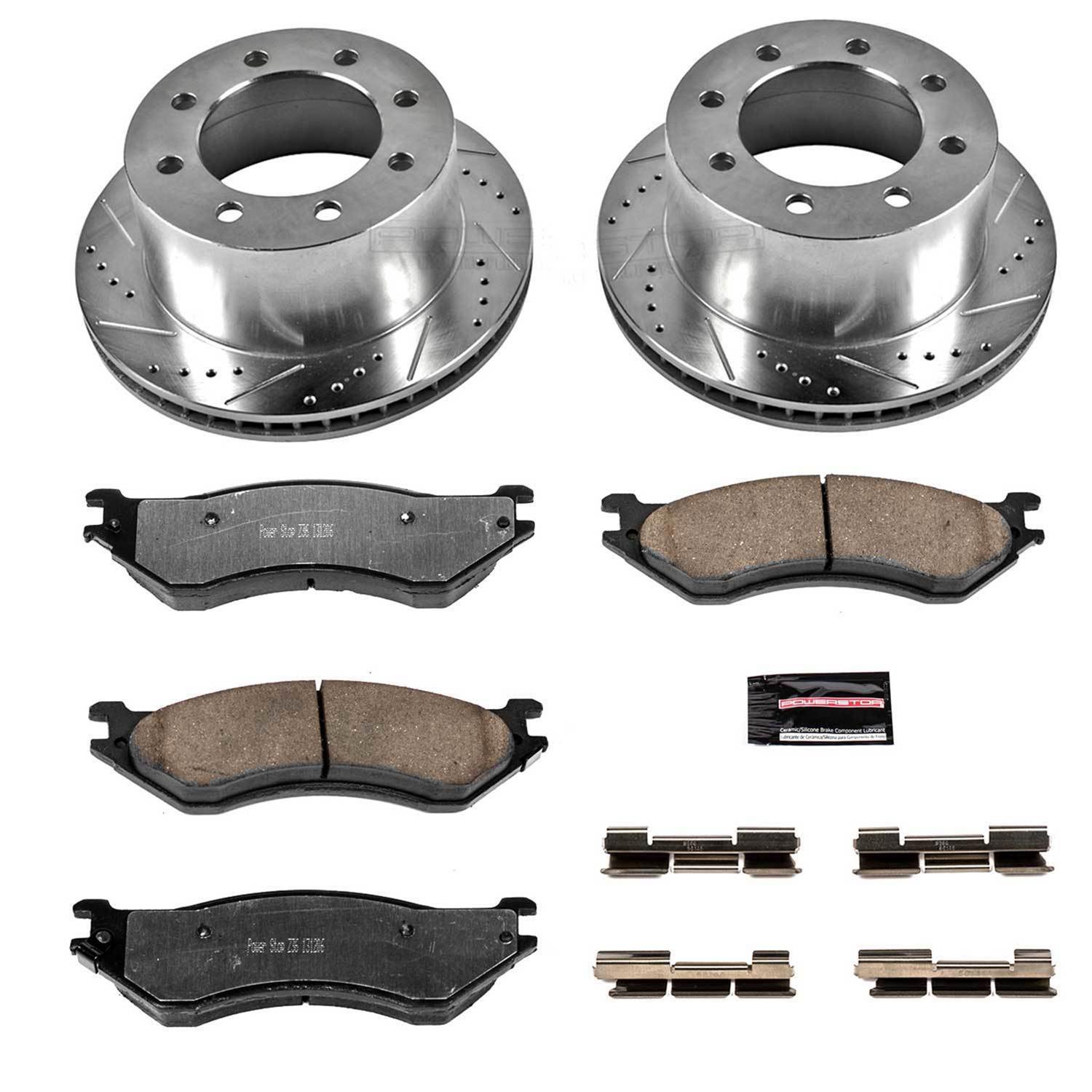 PowerStop K5489-36 PowerStop Z36 Truck and Tow Brake Upgrade Kits - Zander Auto Parts