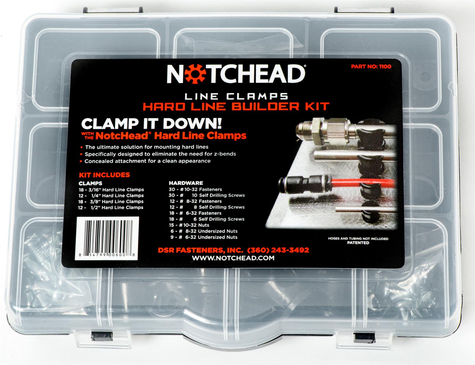 NotcHead 1100 NotcHead Hard Line Clamp Builder Kits - Zander Auto Parts