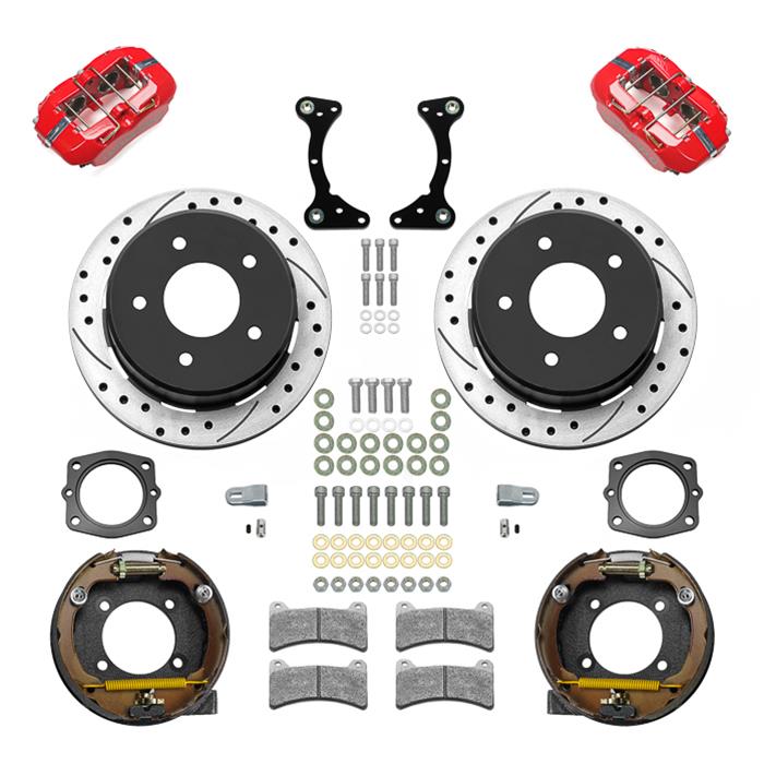 Wilwood Disc Brakes 140-17541-DR Wilwood Forged Dynalite Rear Parking Brake Kits - Zander Auto Parts