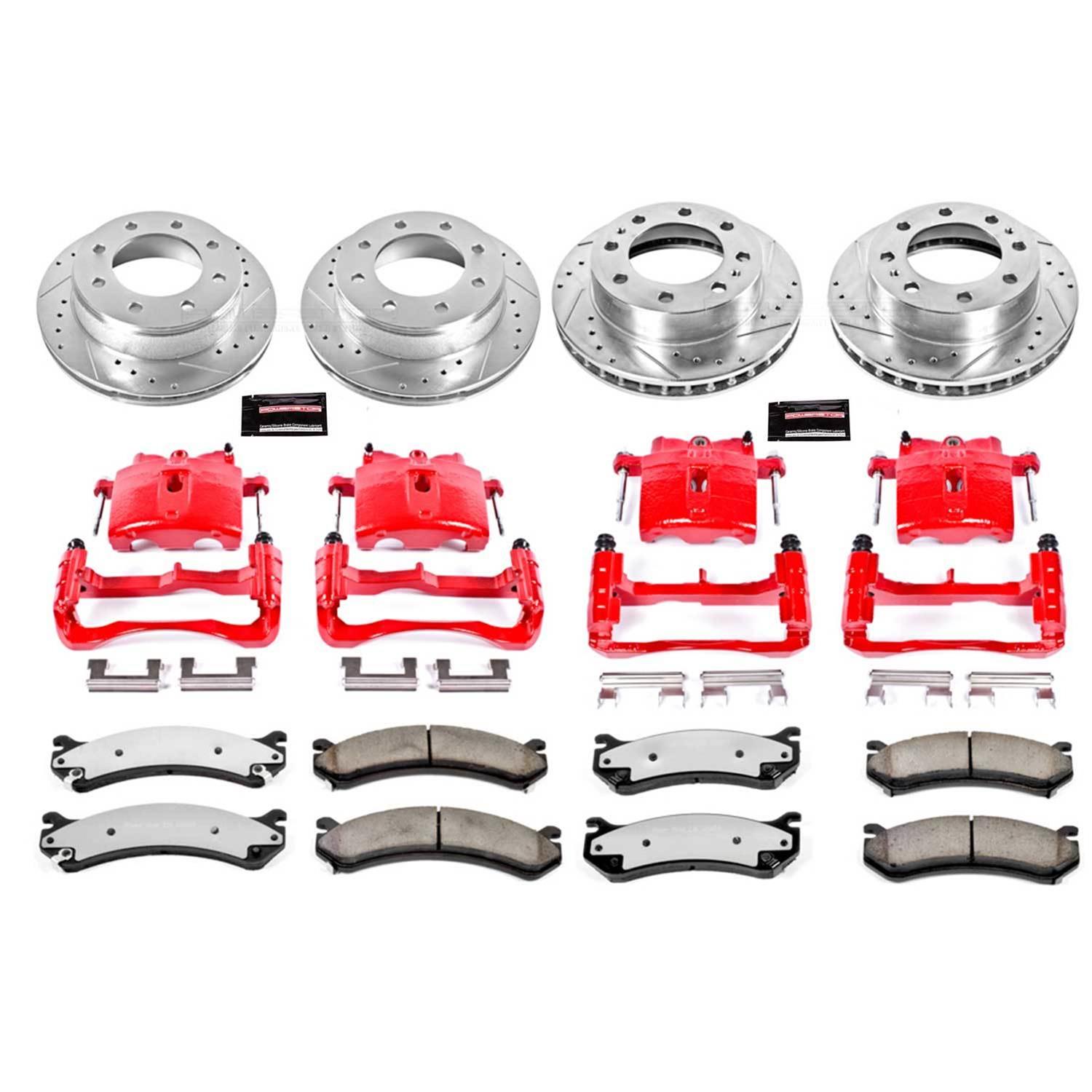 PowerStop KC2023A-36 PowerStop Z36 Truck and Tow Brake Upgrade Kits with Calipers - Zander Auto Parts