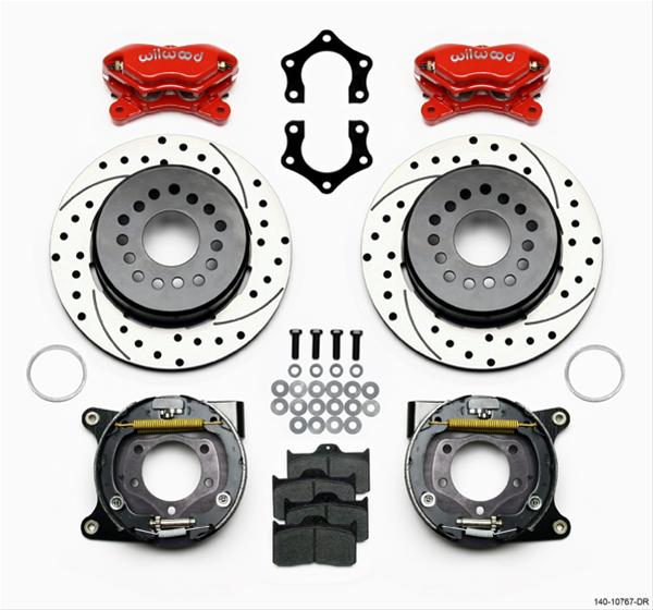 Wilwood Disc Brakes 140-10767-DR Wilwood Forged Dynalite Rear Parking Brake Kits - Zander Auto Parts