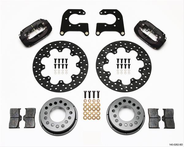 Wilwood Disc Brakes 140-0262-BD Wilwood Forged Dynalite Rear Drag Brake Kits - Zander Auto Parts