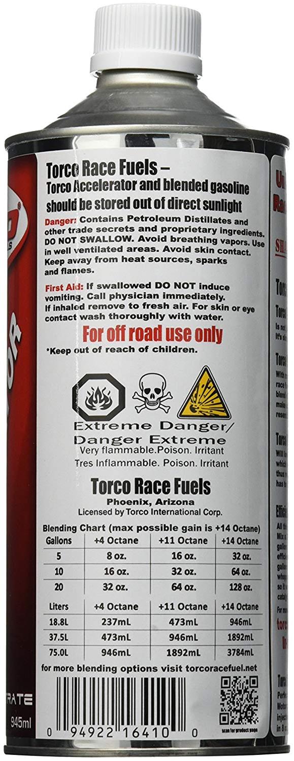 Torco F500010TE Torco Unleaded Accelerator - Zander Auto Parts
