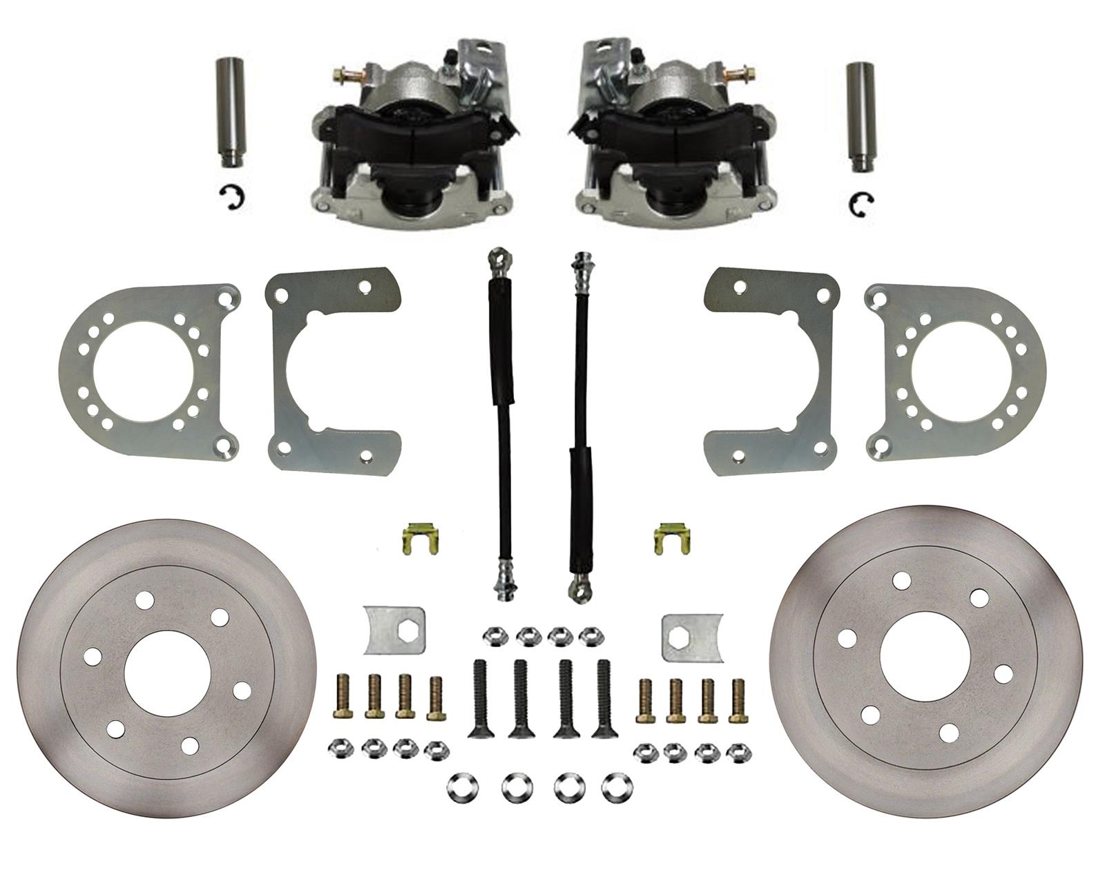 Leed Brakes RC6001 LEED Brakes Rear Disc Brake Conversion Kits - Zander Auto Parts