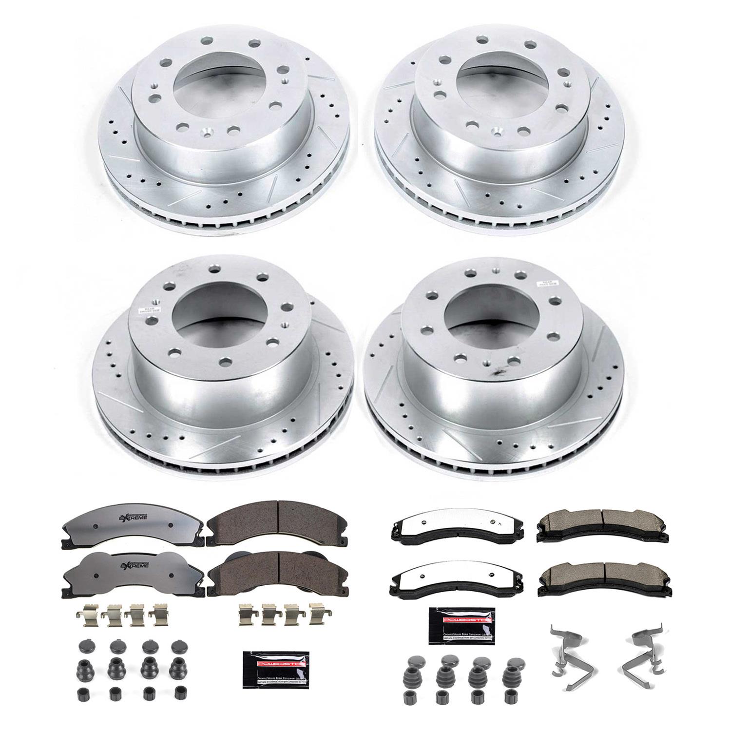 PowerStop K6259-36 PowerStop Z36 Truck and Tow Brake Upgrade Kits - Zander Auto Parts