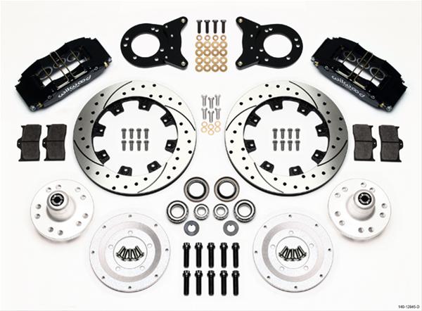 Wilwood Disc Brakes 140-12945-D Wilwood Forged DynaPro 6 Big Brake Front Brake Kits - Zander Auto Parts