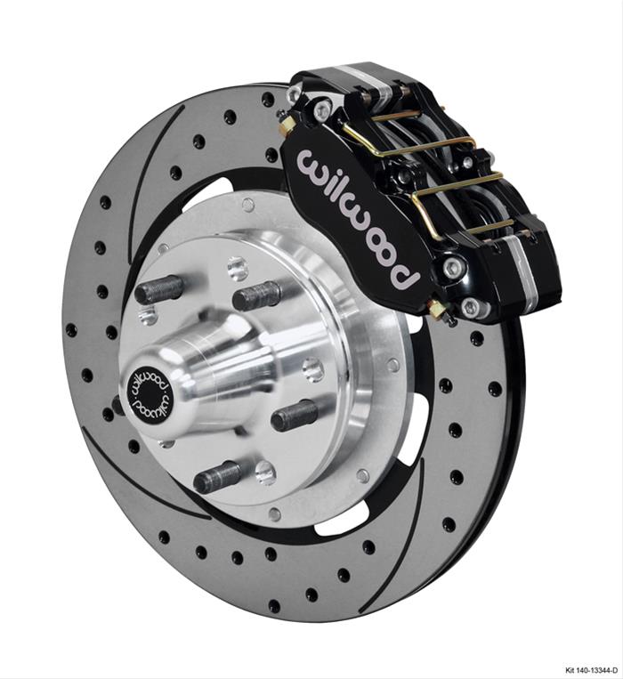 Wilwood Disc Brakes 140-13344-D Wilwood DynaPro Dust-Boot Big Brake Front Brake Kits - Zander Auto Parts