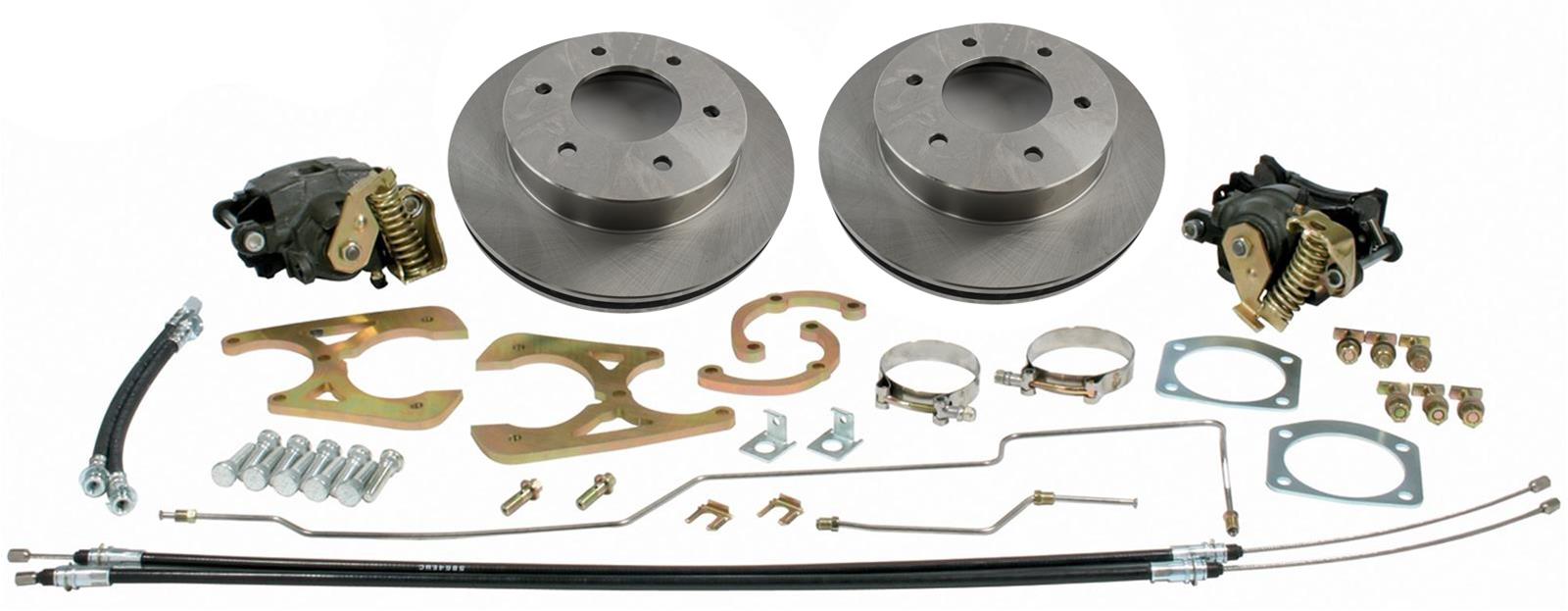 Classic Performance 6366RWBK-6E Classic Performance Rear Disc Brake Kits - Zander Auto Parts