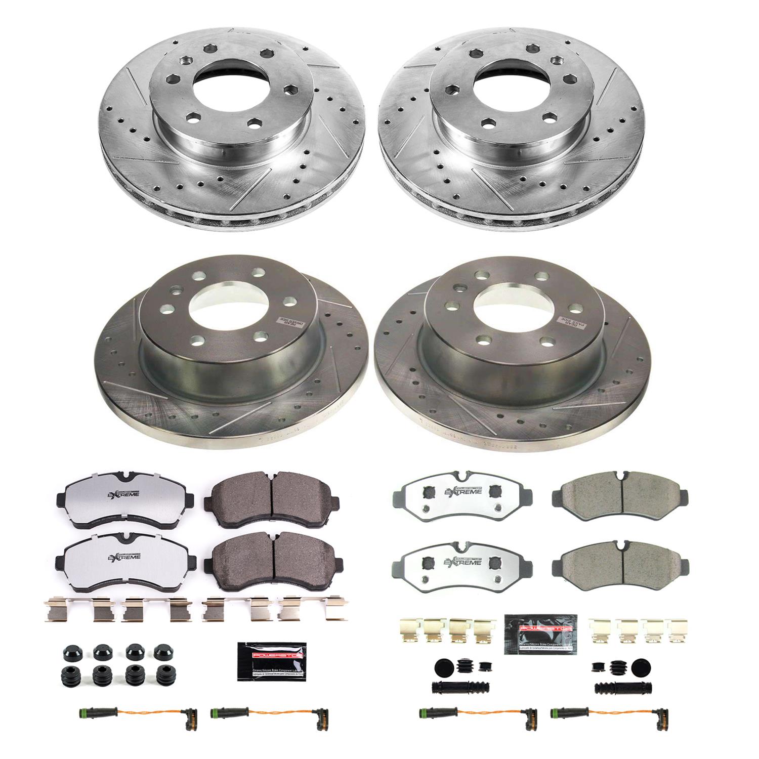PowerStop K8661-36 PowerStop Z36 Truck and Tow Brake Upgrade Kits - Zander Auto Parts
