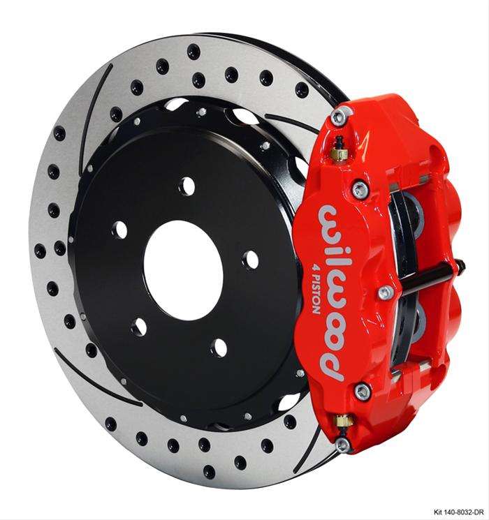 Wilwood Disc Brakes 140-9830-DR Wilwood Forged Narrow Superlite 4R Big Brake Rear Parking Brake Kits - Zander Auto Parts