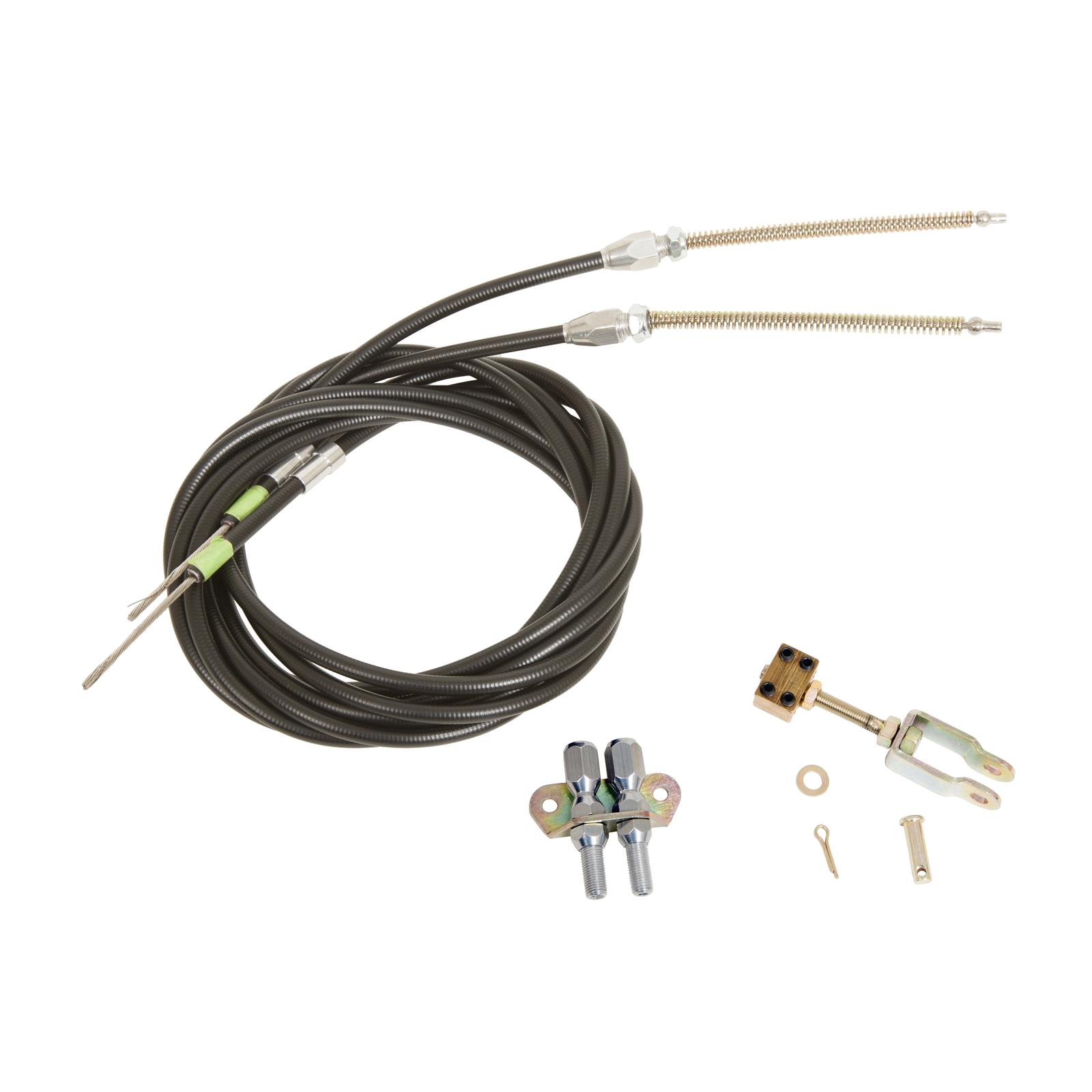 Lokar EC-80FU Lokar Floor Mount Emergency Brake Cables - Zander Auto Parts