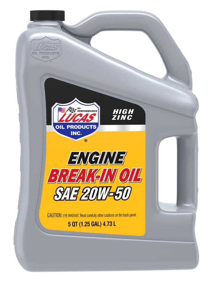 Lucas Oil 10636-1 Lucas Engine Break-In Oil - Zander Auto Parts