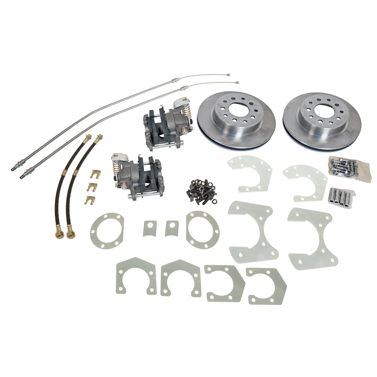 Summit Racing SUM-BK1629 Summit Racing™ Rear Drum-to-Disc Brake Conversion Kits - Zander Auto Parts