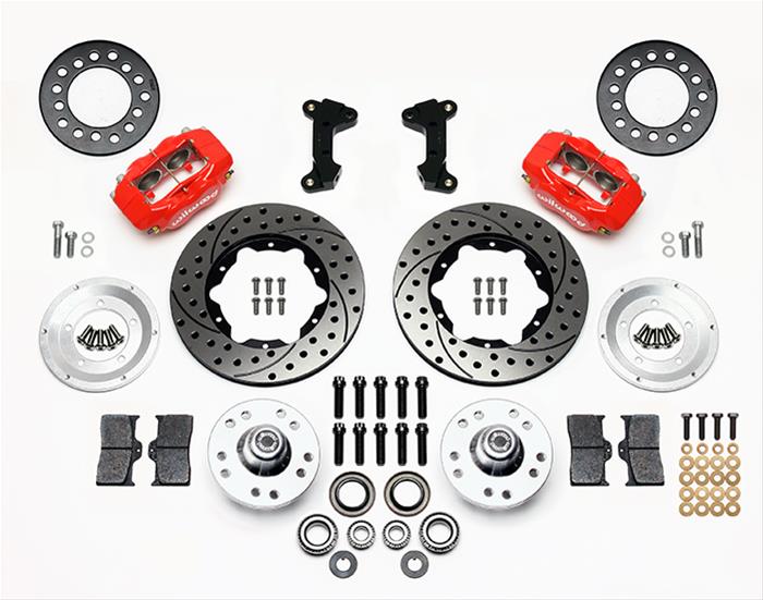 Wilwood Disc Brakes 140-11017-DR Wilwood Forged Dynalite Pro Series Front Disc Brake Kits - Zander Auto Parts