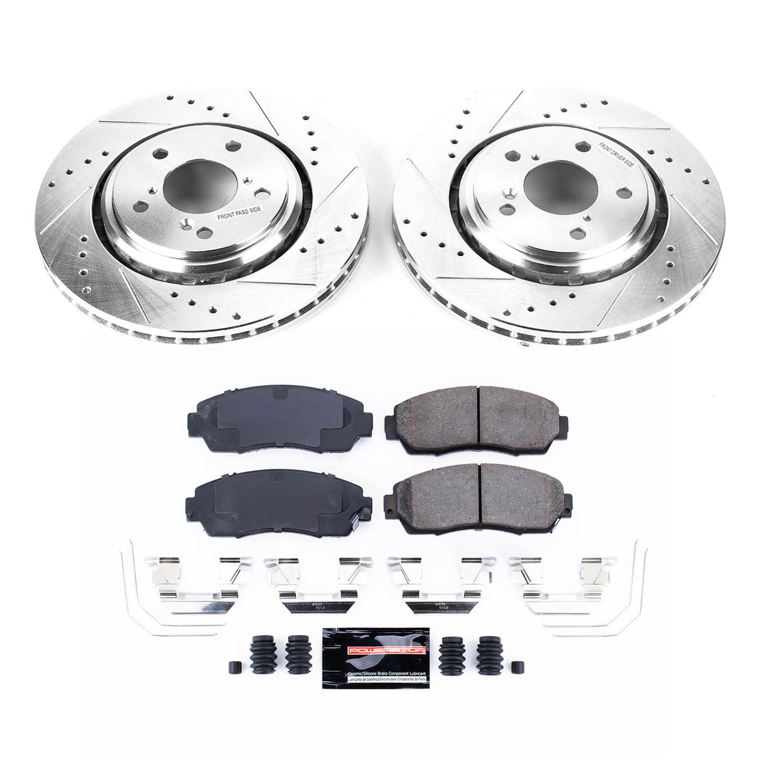 PowerStop K6959 PowerStop Z23 Evolution Sport Brake Upgrade Kits - Zander Auto Parts
