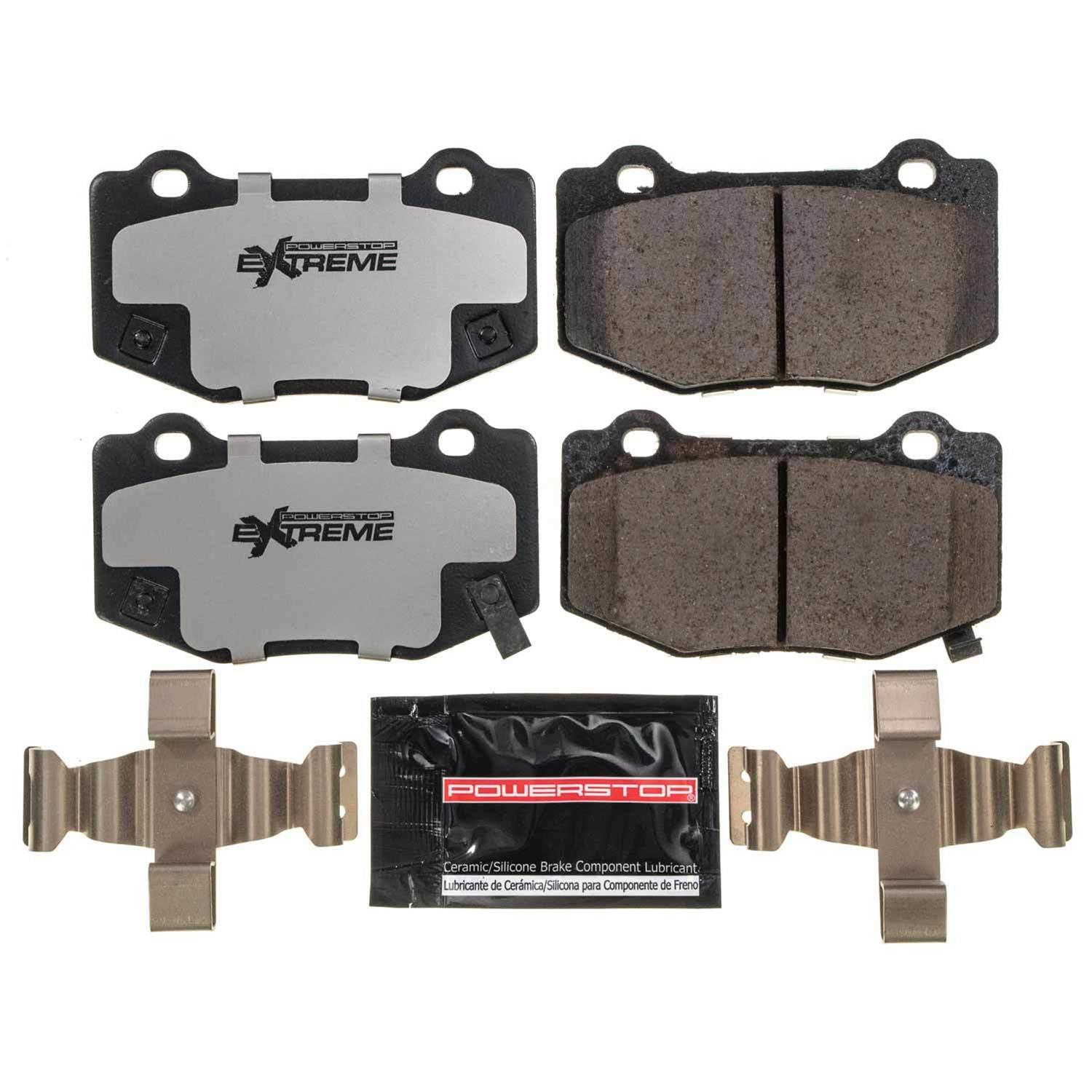 PowerStop Z26-1718 PowerStop Z26 Street Warrior Brake Pads and Hardware Kits - Zander Auto Parts