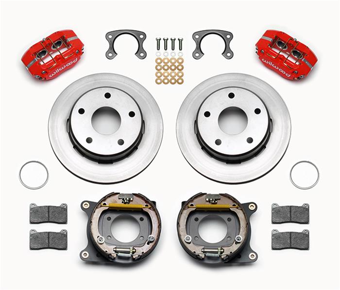 Wilwood Disc Brakes 140-13320-R Wilwood DynaPro Lug-Mount Rear Parking Brake Kits - Zander Auto Parts