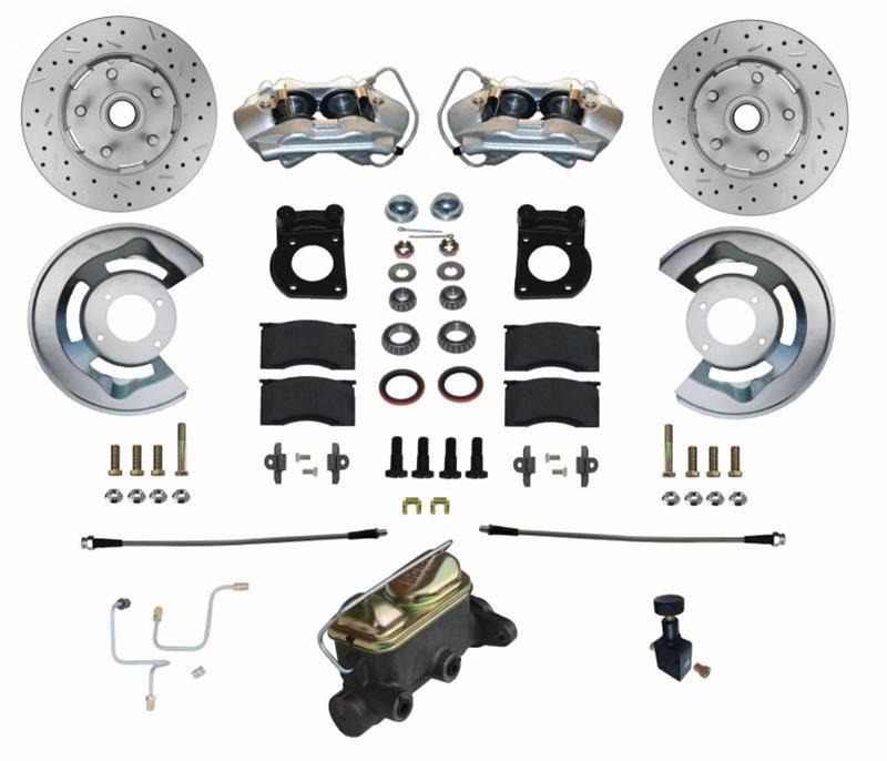 Leed Brakes FC0001-405X LEED Brakes Front Disc Brake Conversion Kits - Zander Auto Parts