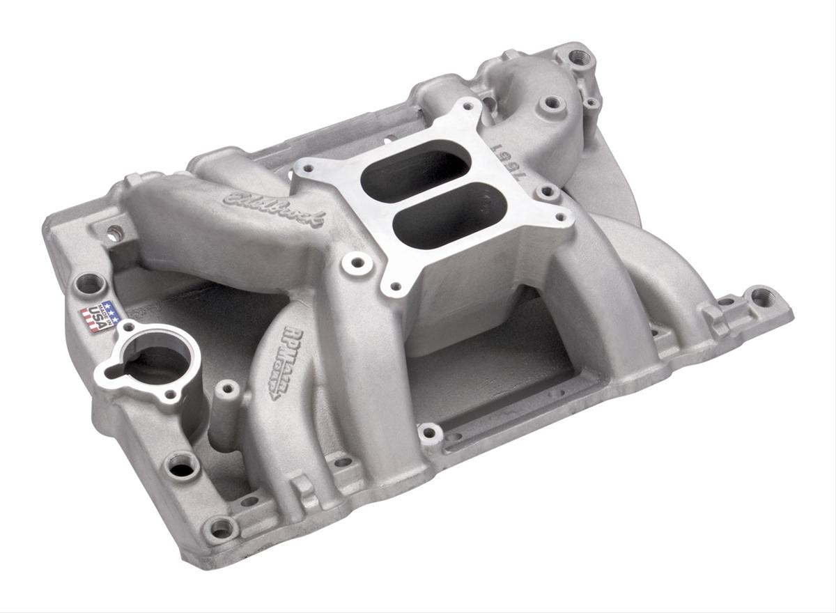 Edelbrock 7551 Edelbrock Performer RPM Air-Gap Intake Manifolds - Zander Auto Parts