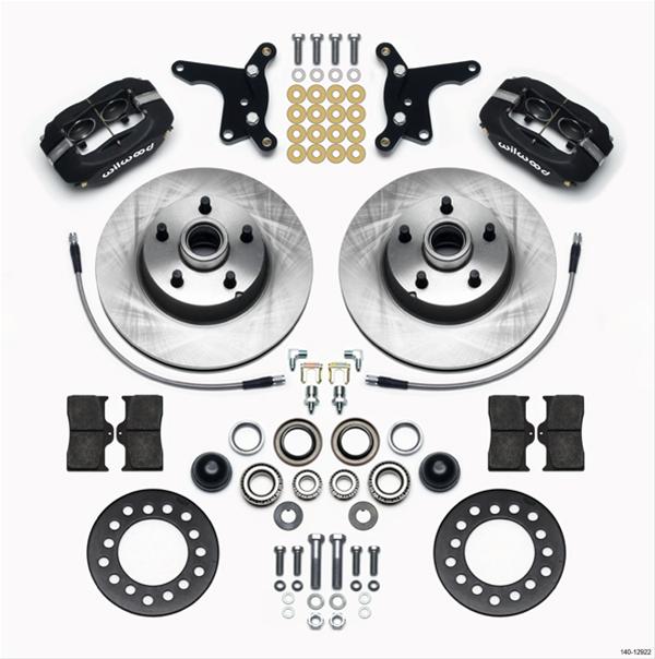Wilwood Disc Brakes 140-12922 Wilwood Dynalite One-Piece Rotor and Hub Front Brake Kits - Zander Auto Parts