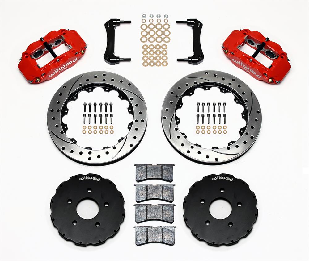 Wilwood Disc Brakes 140-8921-DR Wilwood Forged Narrow Superlite 6R Big Brake Front Brake Kits - Zander Auto Parts