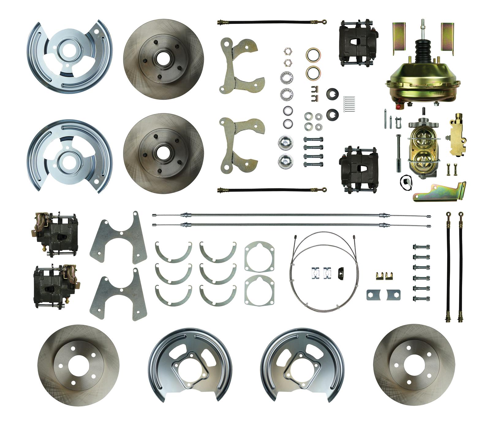 The Right Stuff FSC554DCC The Right Stuff 4-Wheel Disc Brake Conversion Kits - Zander Auto Parts