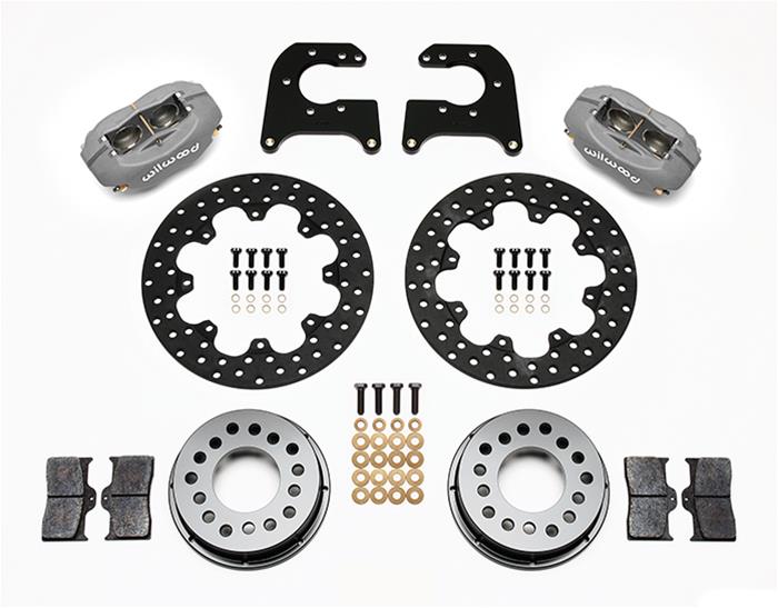 Wilwood Disc Brakes 140-0260-BD Wilwood Forged Dynalite Rear Drag Brake Kits - Zander Auto Parts