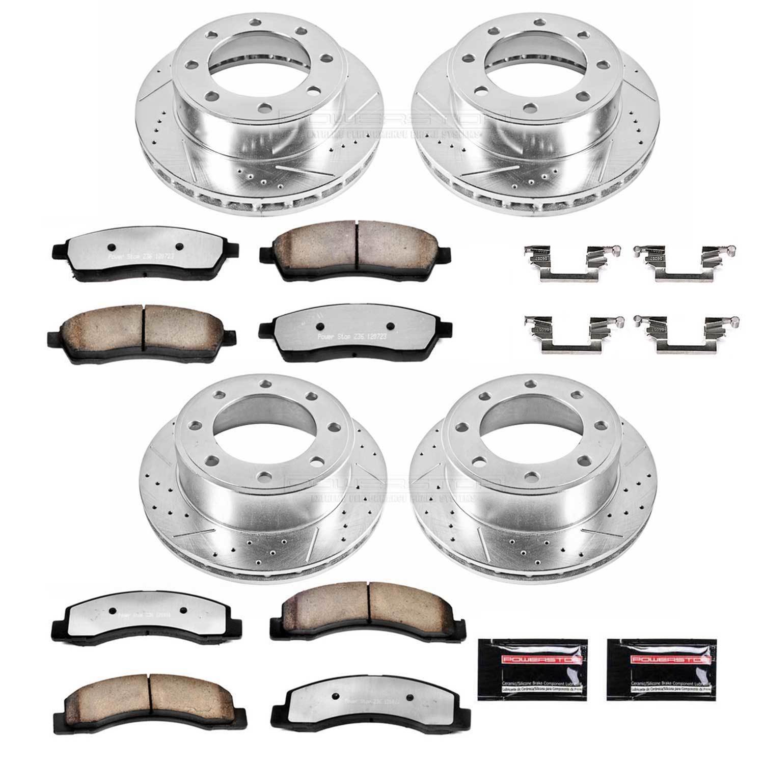PowerStop K1906-36 PowerStop Z36 Truck and Tow Brake Upgrade Kits - Zander Auto Parts