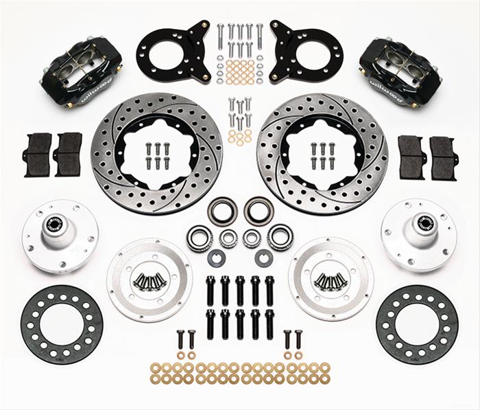Wilwood Disc Brakes 140-11071-D Wilwood Forged Dynalite Pro Series Front Disc Brake Kits - Zander Auto Parts