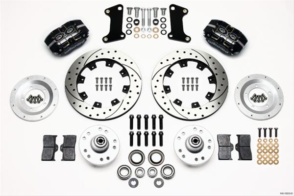 Wilwood Disc Brakes 140-13203-D Wilwood DynaPro Dust-Boot Big Brake Front Brake Kits - Zander Auto Parts