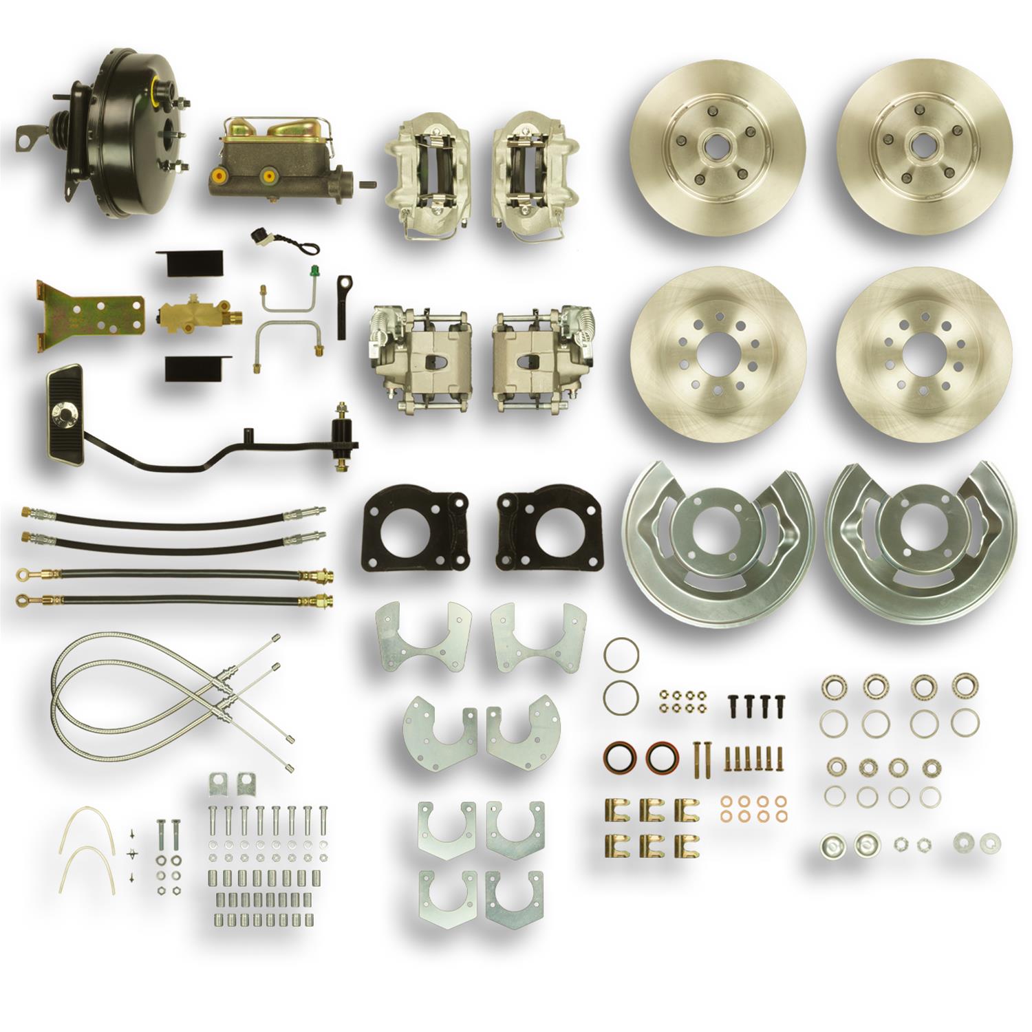 The Right Stuff ZDC6758 The Right Stuff Street Series Disc Brake Conversion Kits - Zander Auto Parts