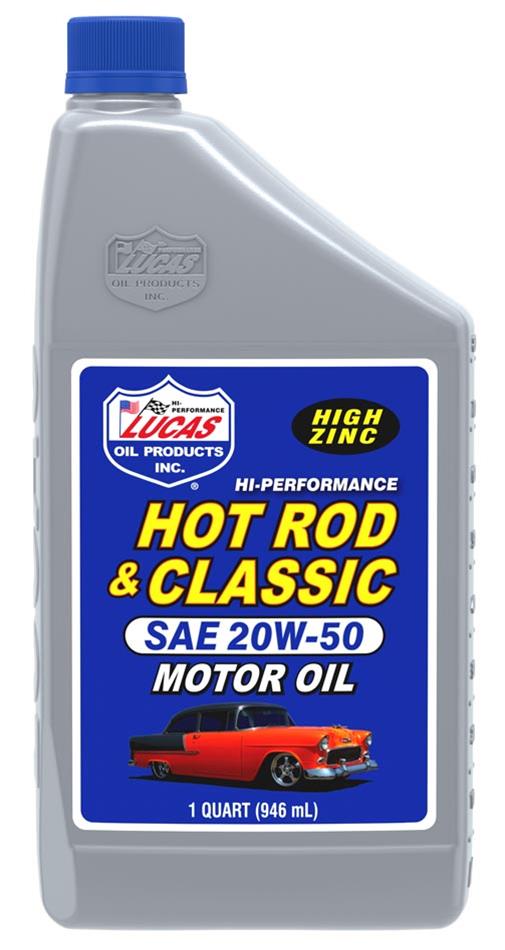Lucas Oil 10689-1 Lucas Hot Rod and Classic Car Motor Oil - Zander Auto Parts
